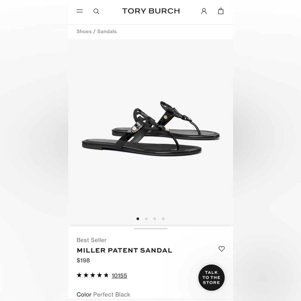 Tory Burch Miller Patent Sandal